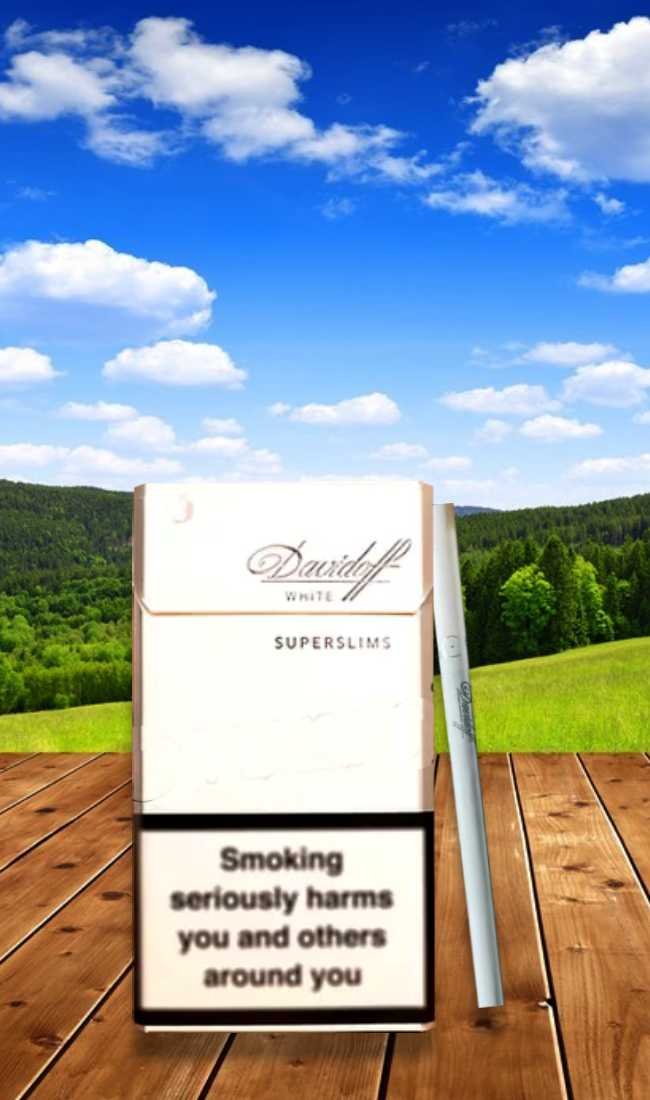 Davidoff White Slims (ซองแข็ง) | บุหรี่นอก เหล้านอก มกราคม 9, 2025