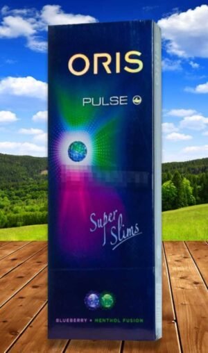 บุหรี่นอก Oris Pulse Blueberry+Menthol Fusion Super Slims 1ซอง