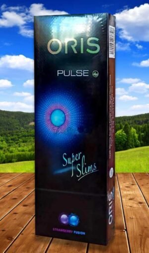 บุหรี่นอก Oris Pulse Strawberry Fusion Super Slims 2 เม็ดบีบ 1 คอตตอน