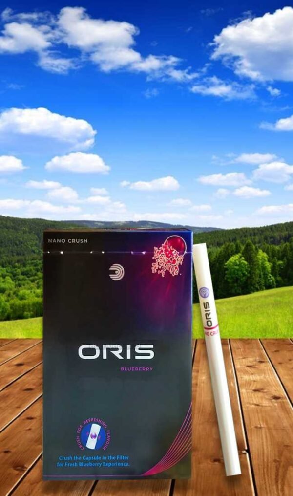 บุหรี่ Oris Blueberry Nano Crush Super Slims 1 เม็ดบีบช มาใหม่