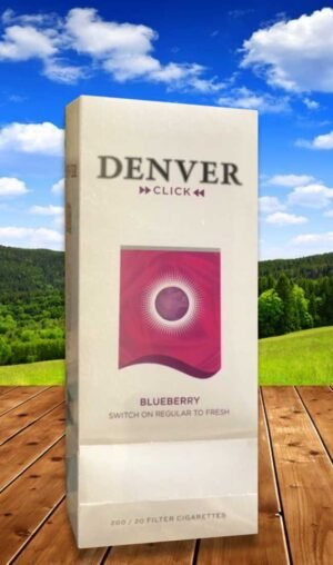 บุหรี่ Denver Click Blueberry 1 คอตตอน