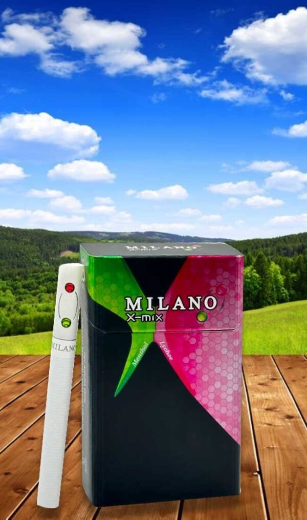 บุหรี่นอก Milano X-Mix Lychee menthol 1 คอตตอน