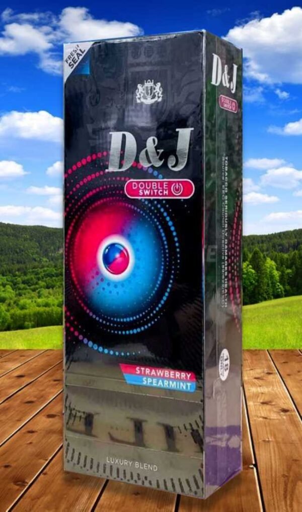 บุหรี่ D&J Double Switch Strawberry & Spearmint