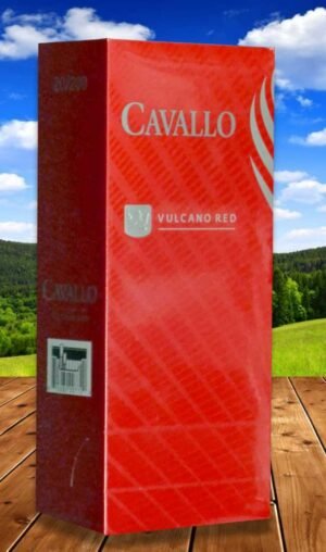 บุหรี่ Cavallo Vulcano Red (1เม็ดบีบ) 1 คอตตอน