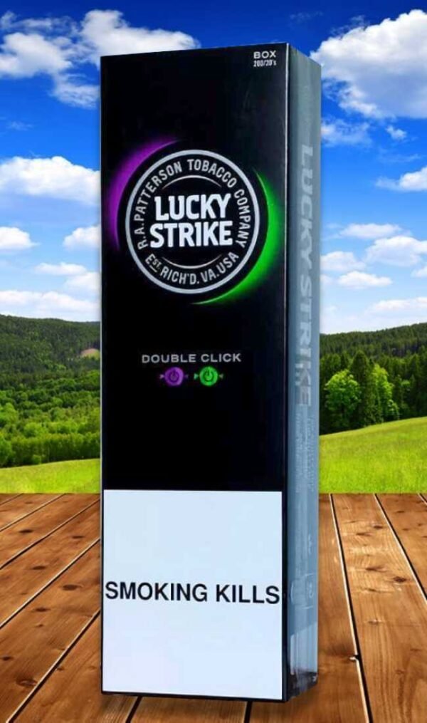 บุหรี่ Lucky Strike Double Click Purple (2เม็ดบีบ) พร้อมส่ง