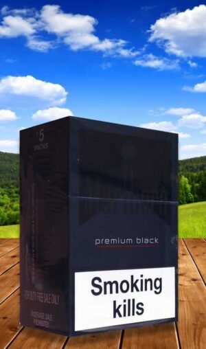 บุหรี่ Marlboro Premium Black Limited 1 คอตตอน