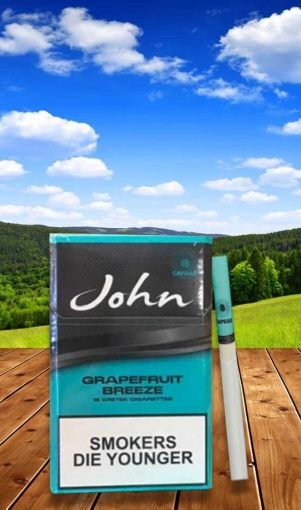 บุหรี่ John Grapefruit Breeze 1 คอตตอน
