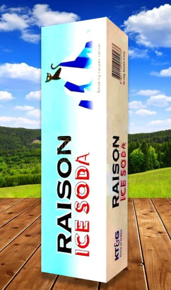 บุหรี่ Raison Ice Soda (1เม็ดบีบ) พร้อมส่ง