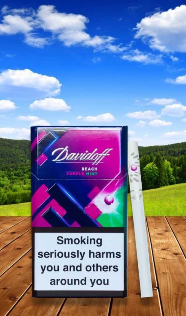 Davidoff Reach Purple Mint (1เม็ดบีบ) 1แพ็ค