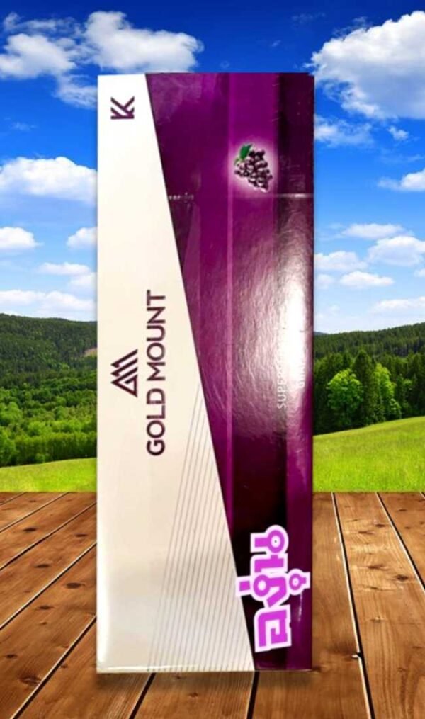Gold Mount Grape Superslims กล่อง