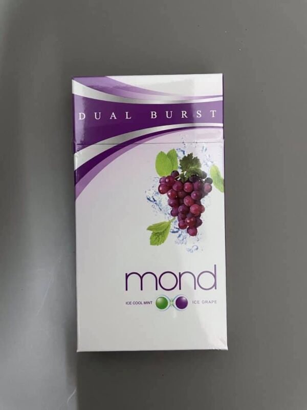 Mond Dual Burst Ice Grape+Ice Cool Mint 1 คอตตอน