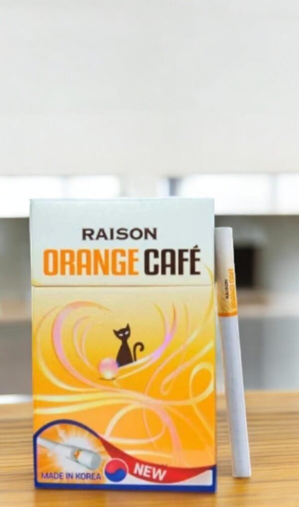 บุหรี่ Raison Orange & Cafe (1เม็ดบีบ)