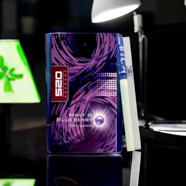 520 Supreme Blueberry & Mint มีขนาดและบรรจุภัณฑ์แบบไหน?