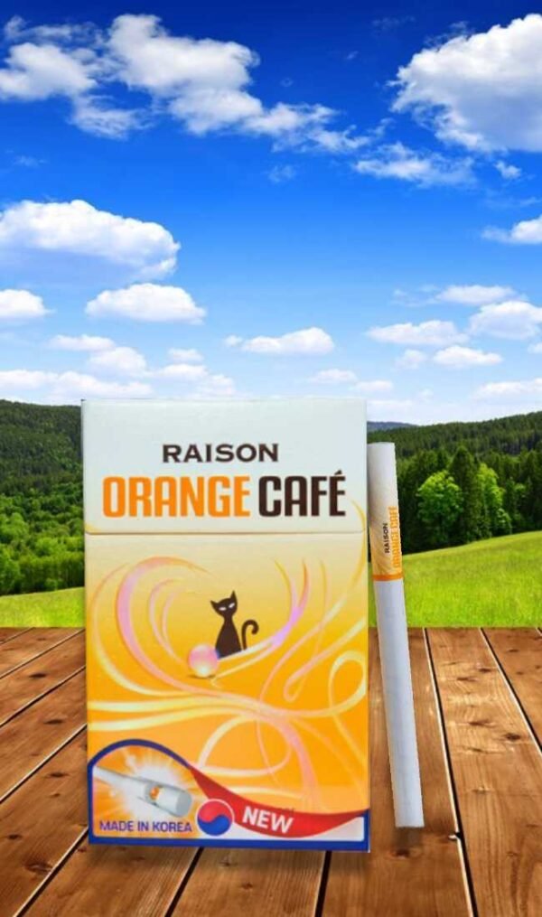 Raison Orange Cafe (1เม็ดบีบ) 1แถว