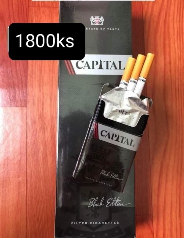 บุหรี่ Capital Black Edition 1คอตตอน