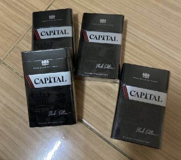 บุหรี่ Capital Black Edition กล่อง
