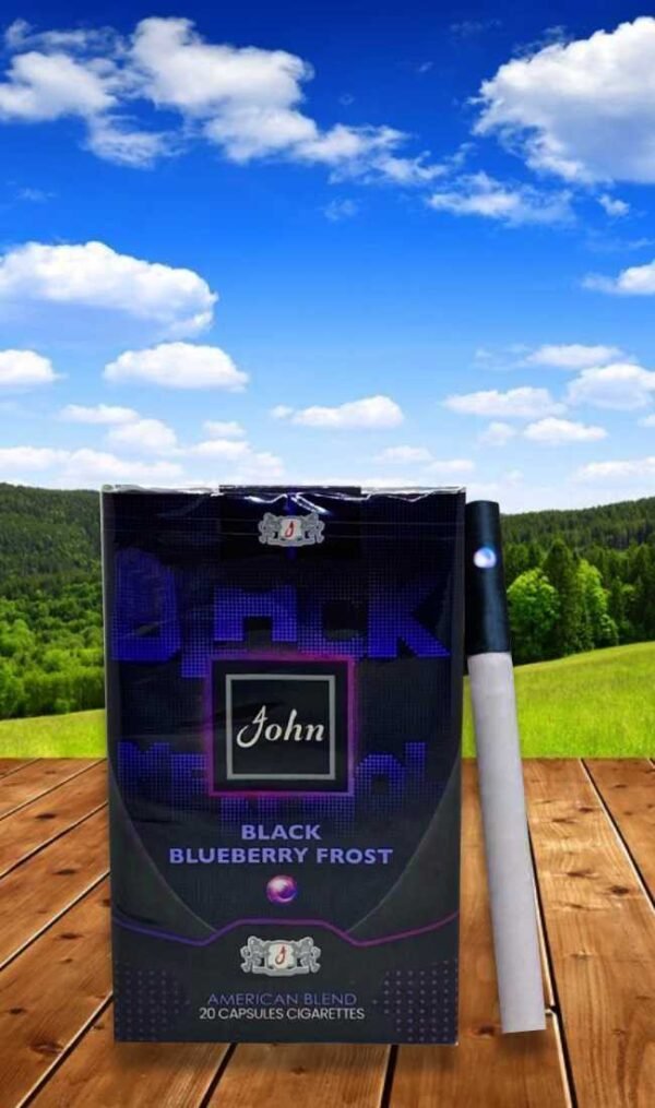 บุหรี่ John Black Blueberry Frost 1เม็ดบีบ มาใหม่