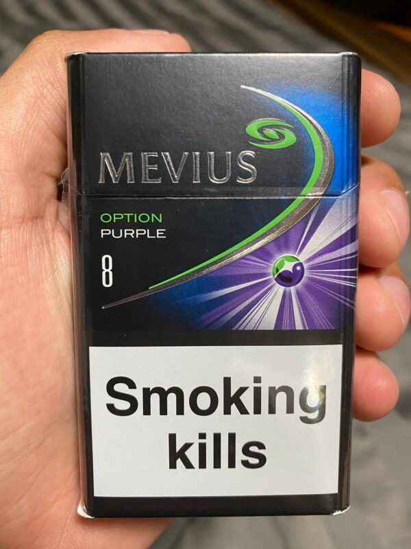 บุหรี่ Mevius Option Purple 1กล่อง