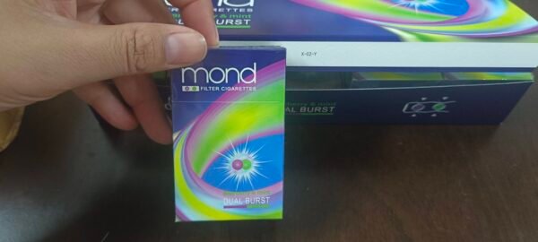 บุหรี่ Mond Dual Burst Blueberry & Mint (2เม็ดบีบ) ส่งฟรีมีปลายทางค่ะ