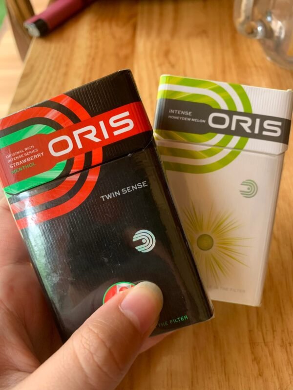 บุหรี่ Oris Twin Sense Blueberry Menthol คอต