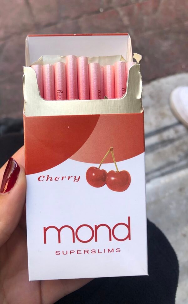 บุหรี่ผลไม้ Mond Cherry Superslims ซอง