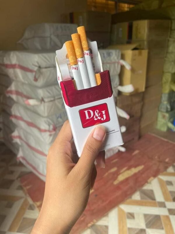 บุหรี่ร้อน D&J Premium มวน ซอง