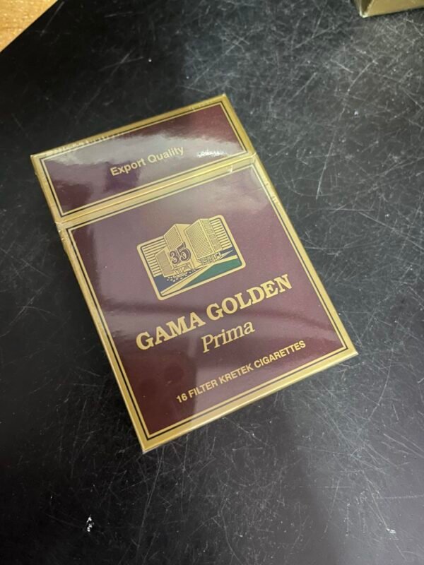 บุหรี่หวาน Gama Golden Prima 16มวน 1กล่อง