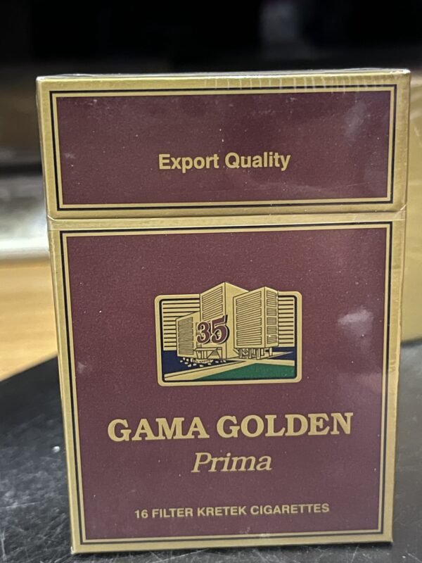 บุหรี่หวาน Gama Golden Prima 16มวน ซอง
