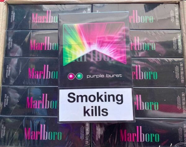 บุหรี่เย็น Marlboro Purple Burst 2เม็ดบีบ 1แพ็ค