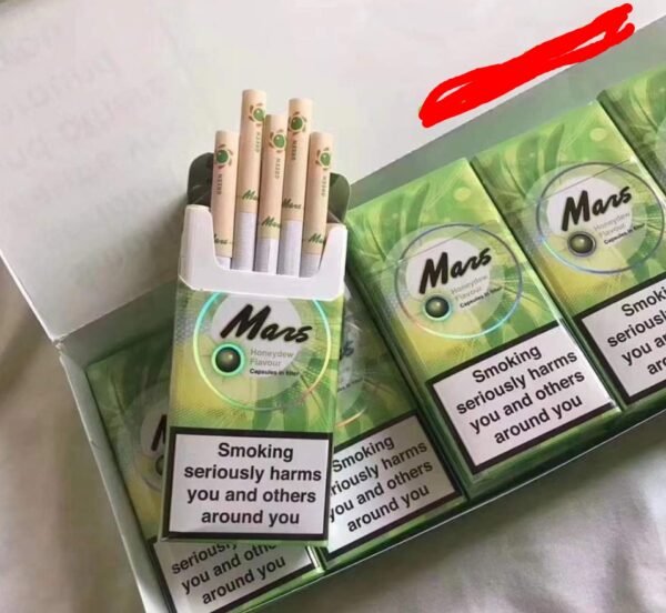 บุหรี่เย็น Mars Honeydew Flavour (1เม็ดบีบ) ส่งฟรีเก็บเงินปลายทางครับ