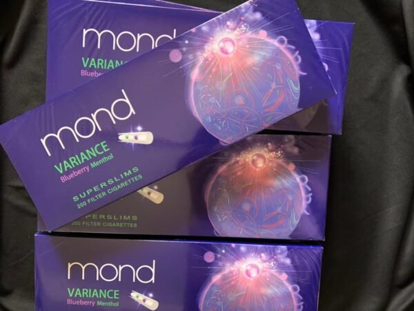 บุหรี่เย็น Mond Variance Blueberry Menthol (2เม็ดบีบ) มาใหม่