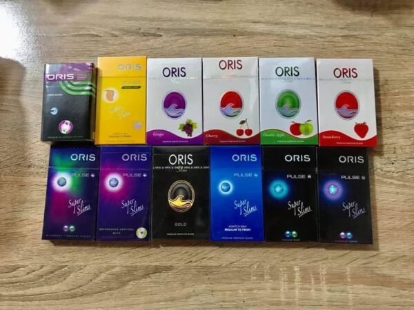 บุหรี่เย็น Oris Twin Sense Blueberry Menthol 2เม็ดบีบ