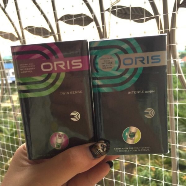 บุหรี่เย็น Oris Twin Sense Blueberry Menthol 1แพ็ค