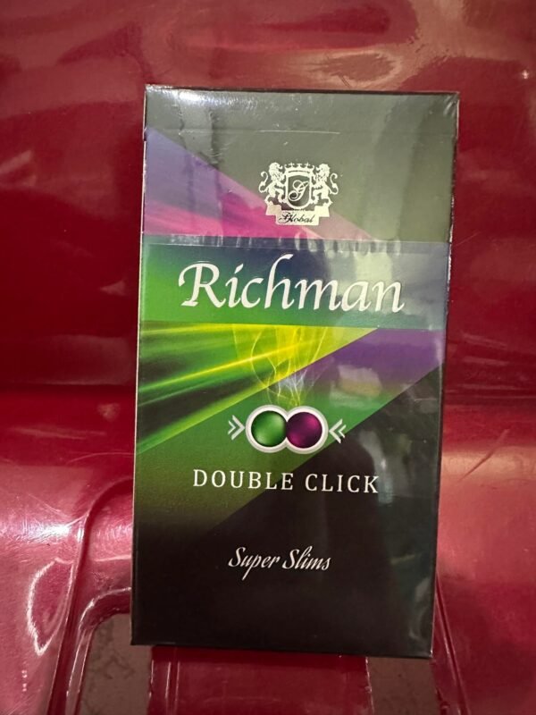 บุหรี่เย็น Richman Double Click Slims (2เม็ดบีบ) จ่ายปลายทาง
