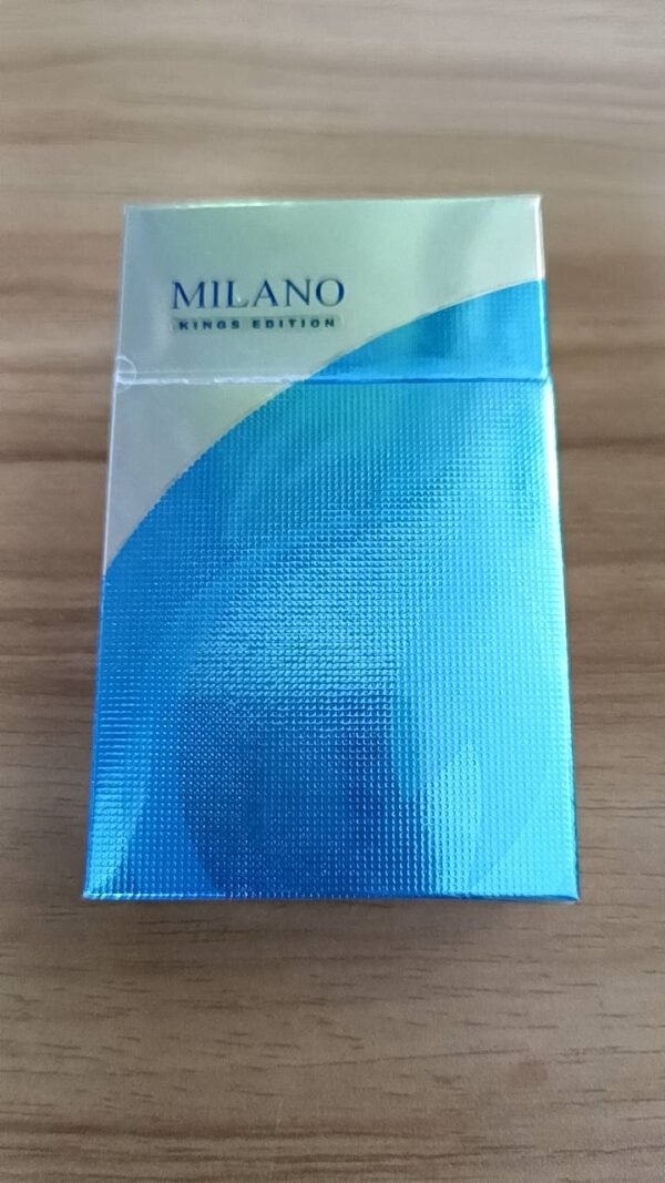 บุหรี่ไลท์ Milano Blue Kings Edition 1แถว