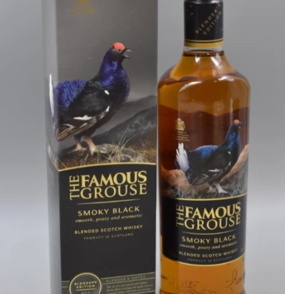 บริการจัดส่งด่วนผ่าน Grab The Famous Grouse Smoky Black 🛵💨