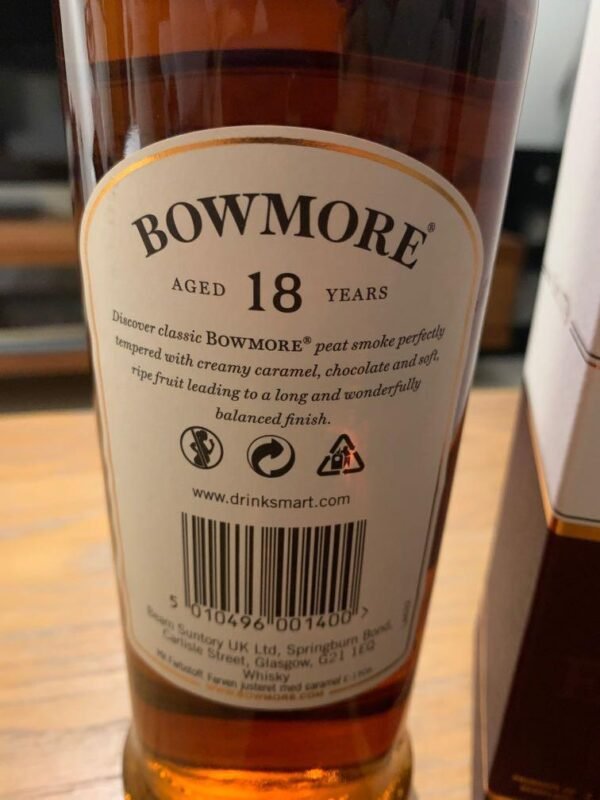 Bowmore 18 Year Islay Single Malt Scotch Whisky - Image 4