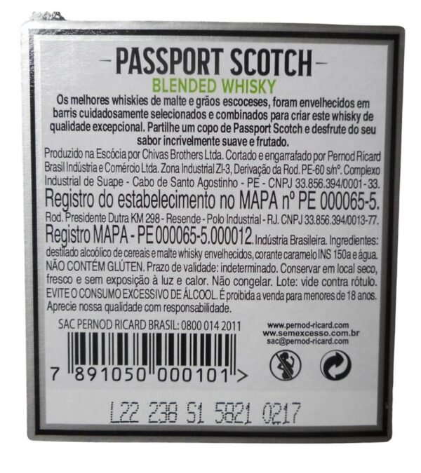 Passport Scotch Blended Scotch Whisky มาใหม่