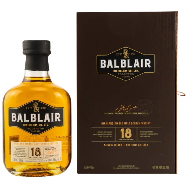 ราคาโดนใจ Balblair 18 Year Old Whisky แบบนี้ต้องจัด 👍