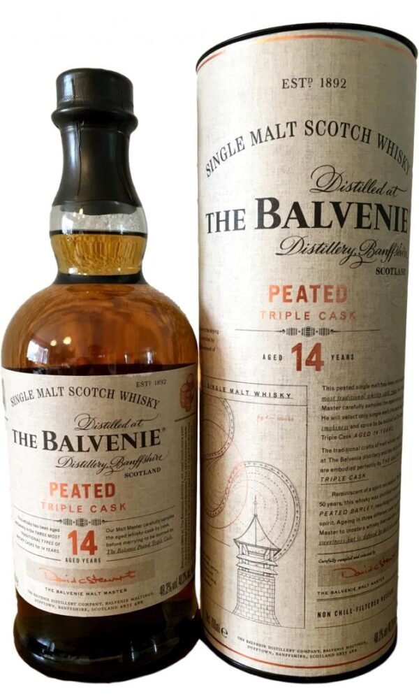 🛵💨 ส่ง Grab Balvenie 14 Year Old Peated Triple Cask 700ml ด่วนทันใจ!