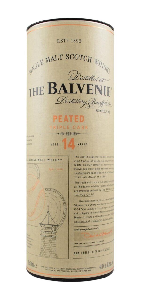 🏙️ Balvenie 14 Year Old Peated Triple Cask 700ml ส่งด่วน กทม