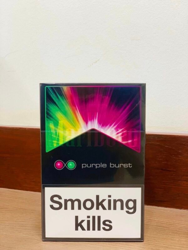 รีวิวบุหรี่นอก MARLBORO PURPLE BURST จ่ายปลายทาง