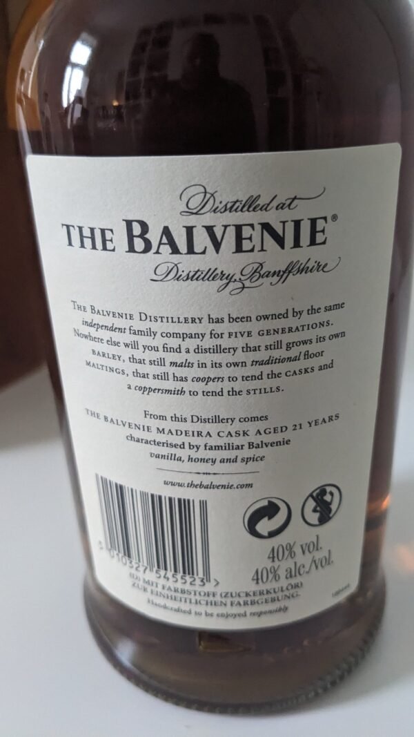 COD จ่ายเงินปลายทาง เหล้า The Balvenie 21 Years 💳,