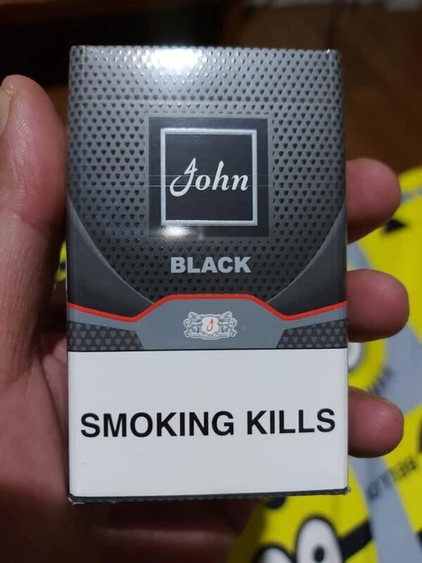 บุหรี่ร้อน John Black (ซองแข็ง) 1ซอง