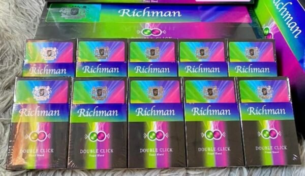 บุหรี่เย็น Richman Double Click (2เม็ดบีบ) 1คอตตอน