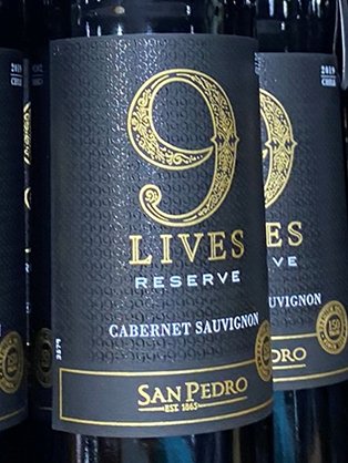 San Pedro 9 Lives Cabernet Sauvignon Reserve COD