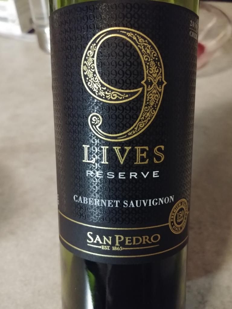 San Pedro 9 Lives Cabernet Sauvignon Reserve COD เก็บเงินปลายทาง 💸