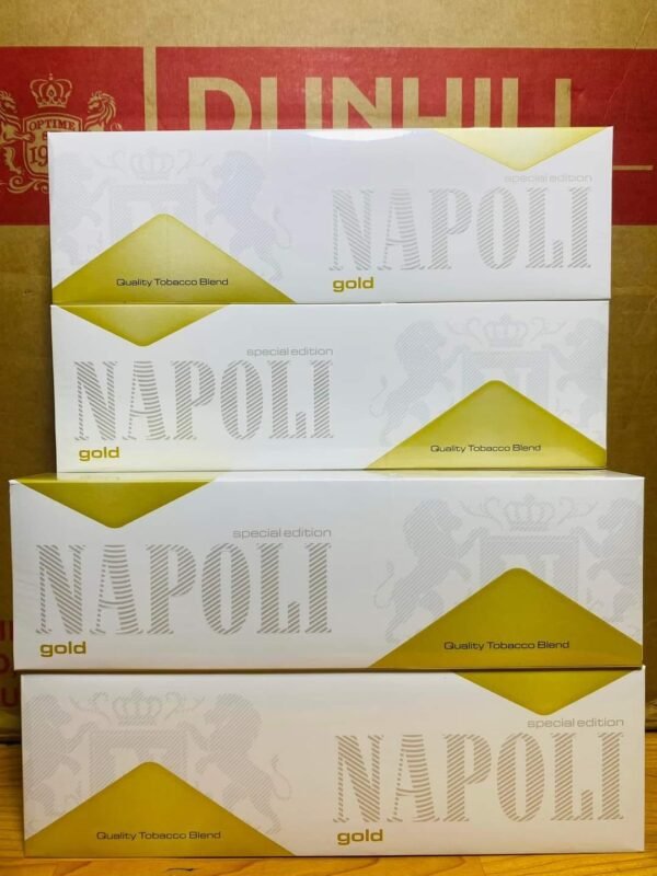 บุหรี่นอก Napoli Gold (รุ่นใหม่) 1กล่อง