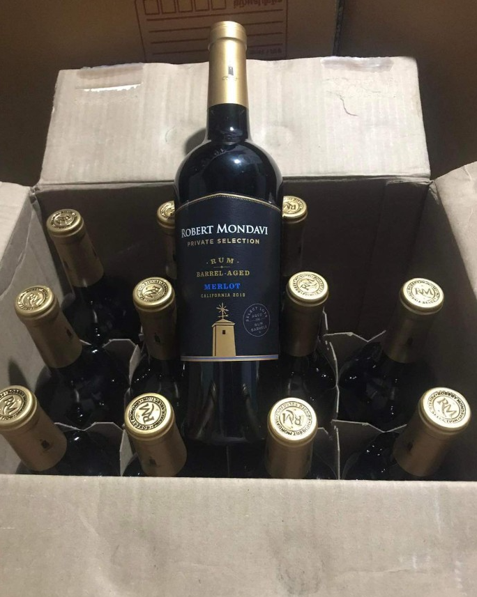 🟢 พร้อมส่ง Robert Mondavi Private Selection Rum Barrel Aged Merlot ถึงมือคุณ