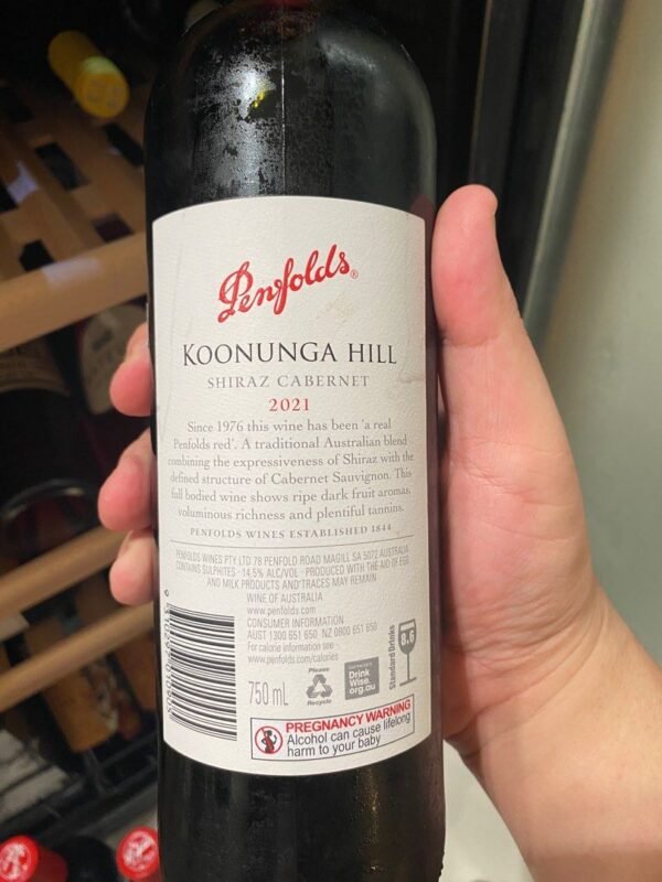 สั่ง Penfolds Koonunga Hill Cabernet Sauvignon 2021 เลย